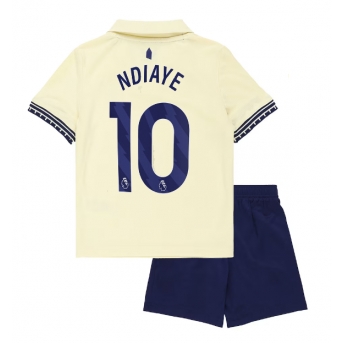 Everton Iliman Ndiaye #10 Maglia Gara Trasferta Repliche 2025-26 Bambino Maniche Corte